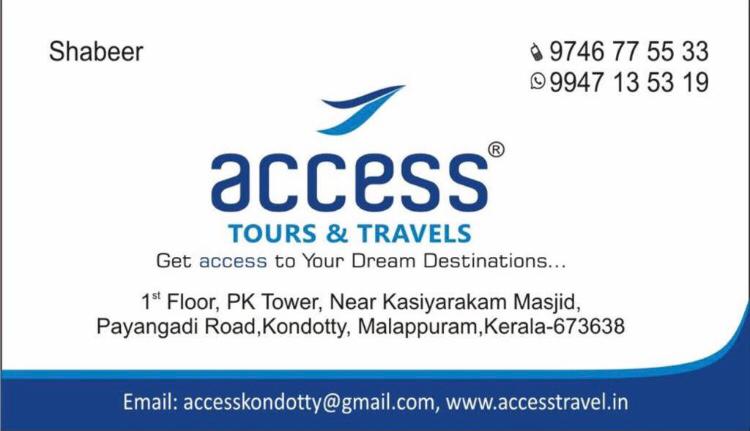 Access tours and travels kondotty